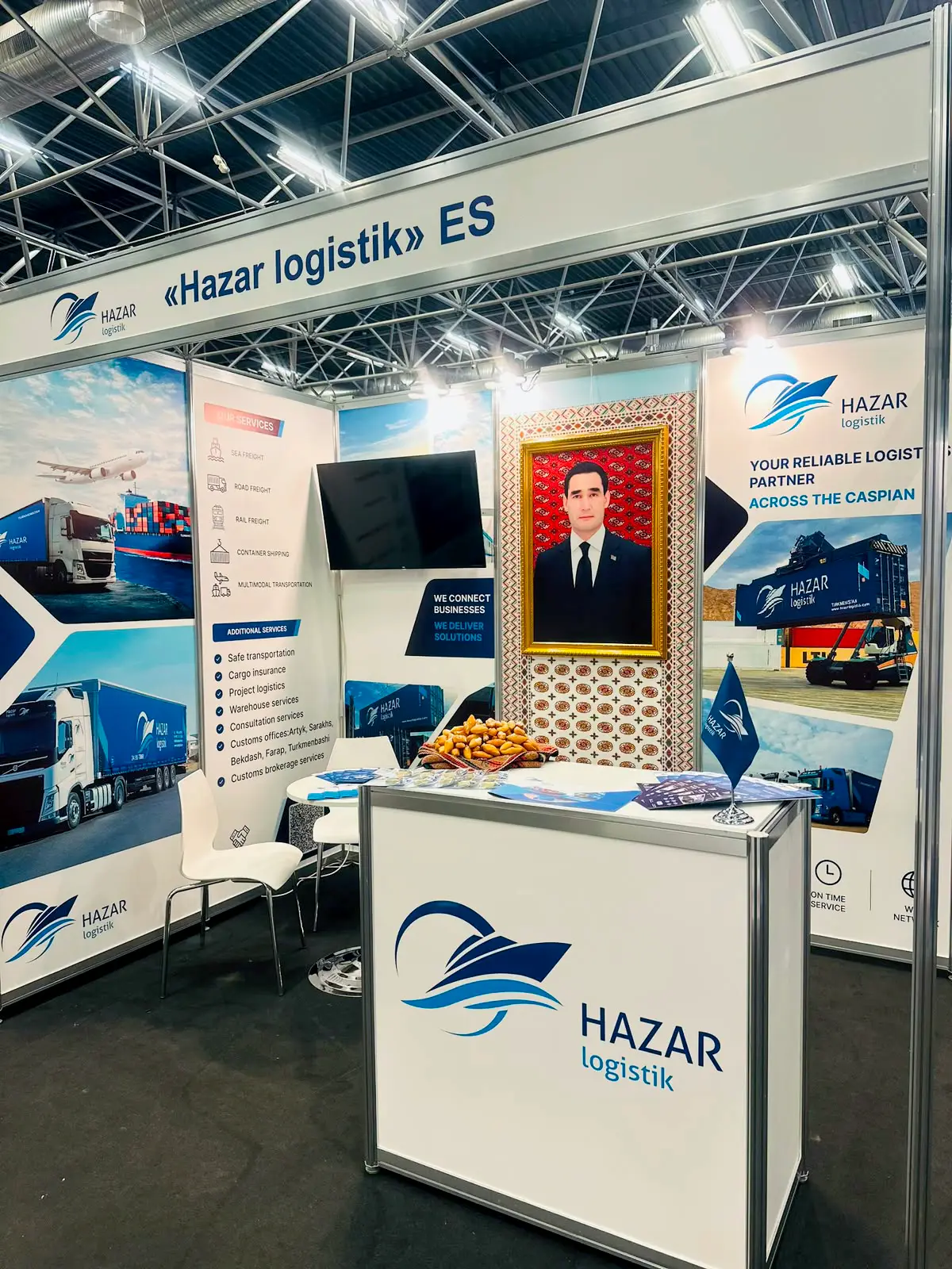 Hazar Logistik Showcases Its Capabilities at the Turkmen–Georgian Business Forum and Exhibition in Tbilisi
